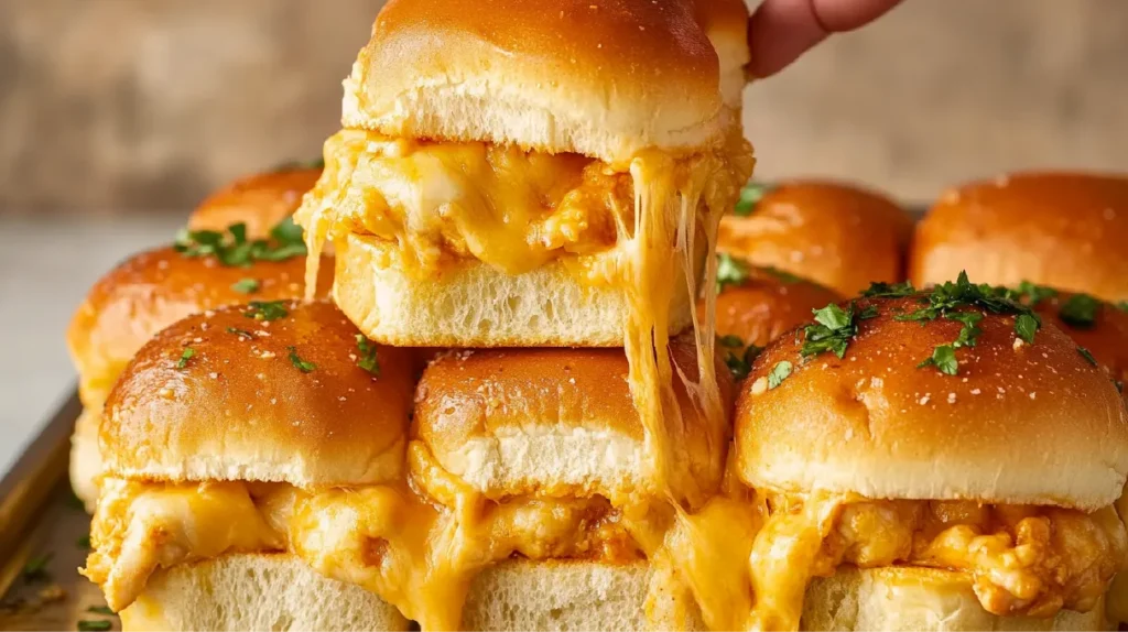 Cheesy Chicken Sliders