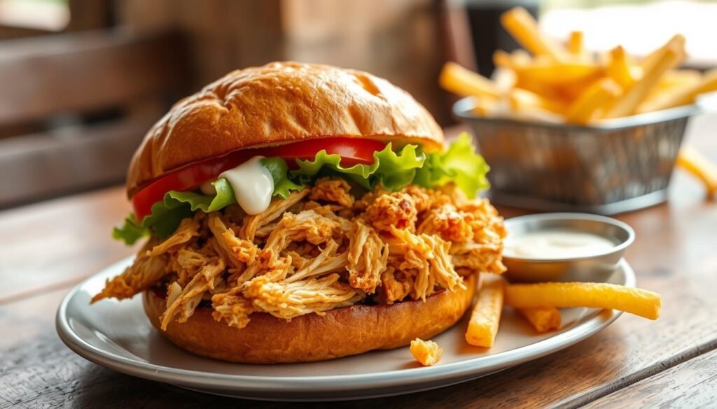 Rotisserie chicken sandwich