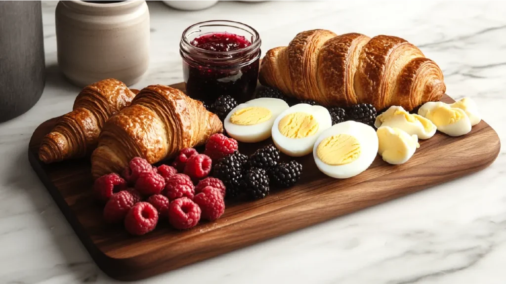 easy breakfast board