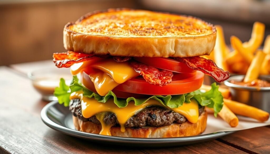 grilled cheese burger